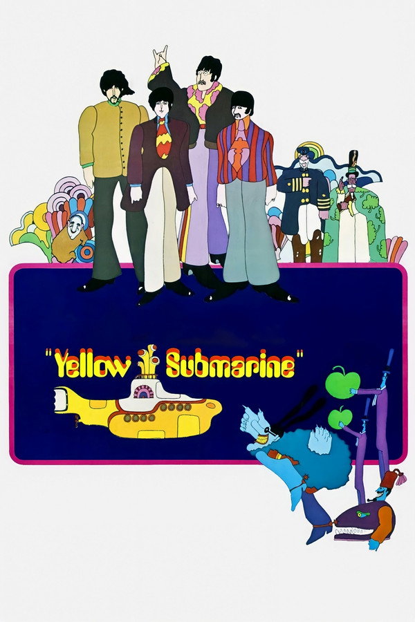 Yellow Submarine (1968) - Premium Movie Poster
