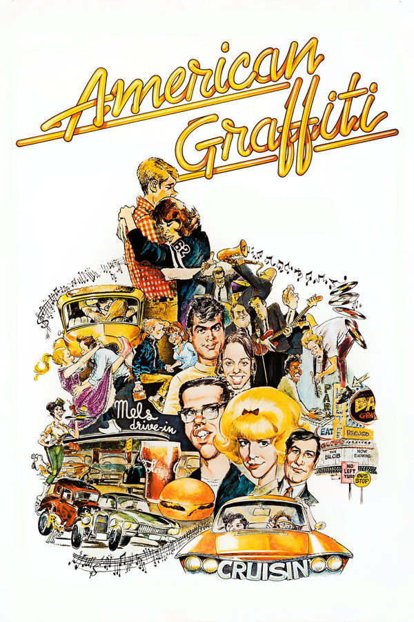 American Graffiti (1973) - Premium Movie Poster