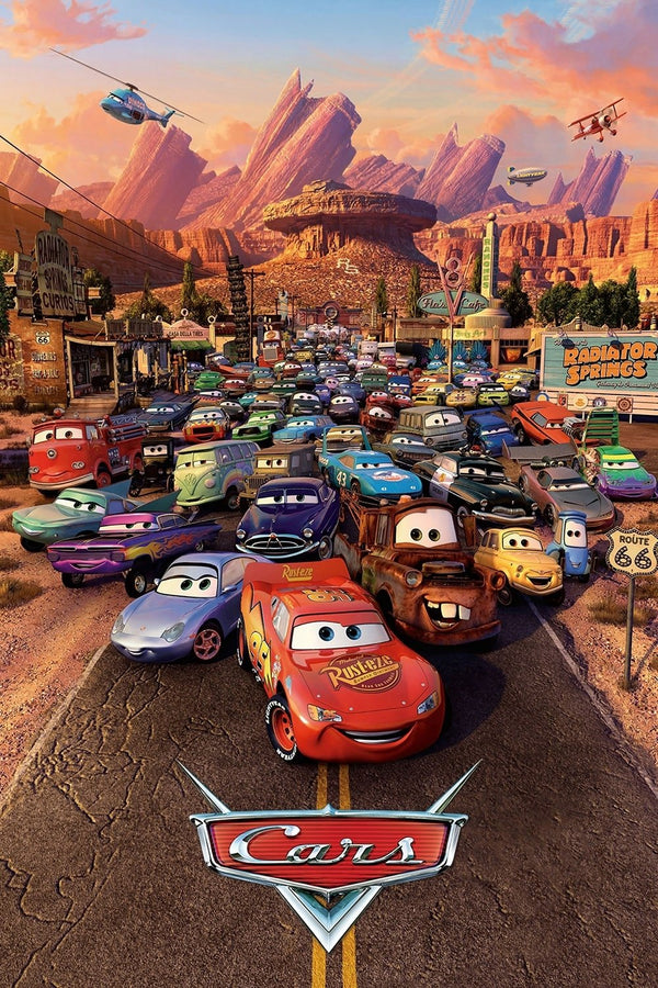 Cars (2006) - Premium Movie Poster