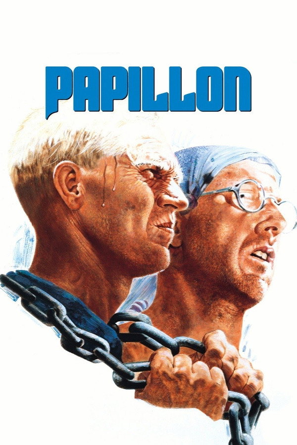 Papillon (1973) - Premium Movie Poster