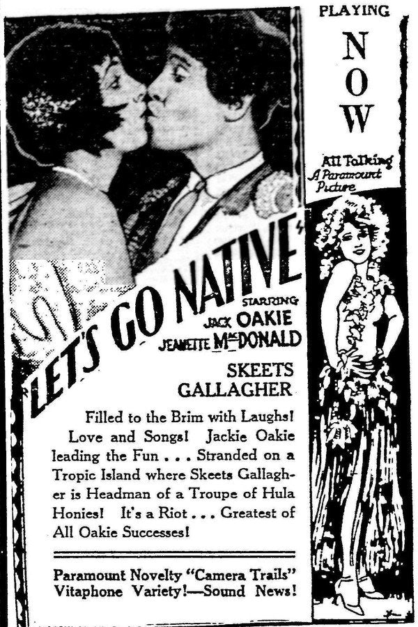 Let's Go Native (1930) - Premium Movie Poster