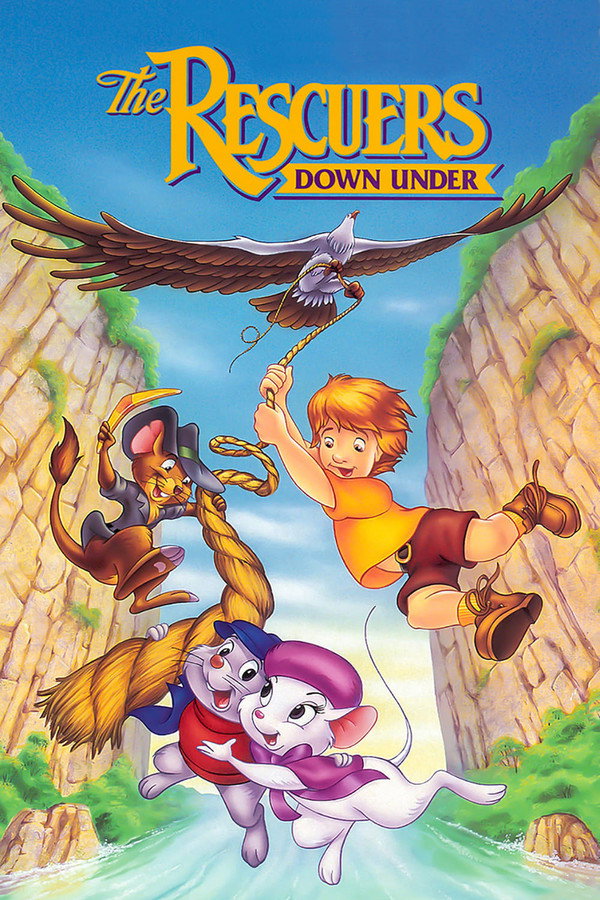 The Rescuers Down Under (1990) - Premium Movie Poster