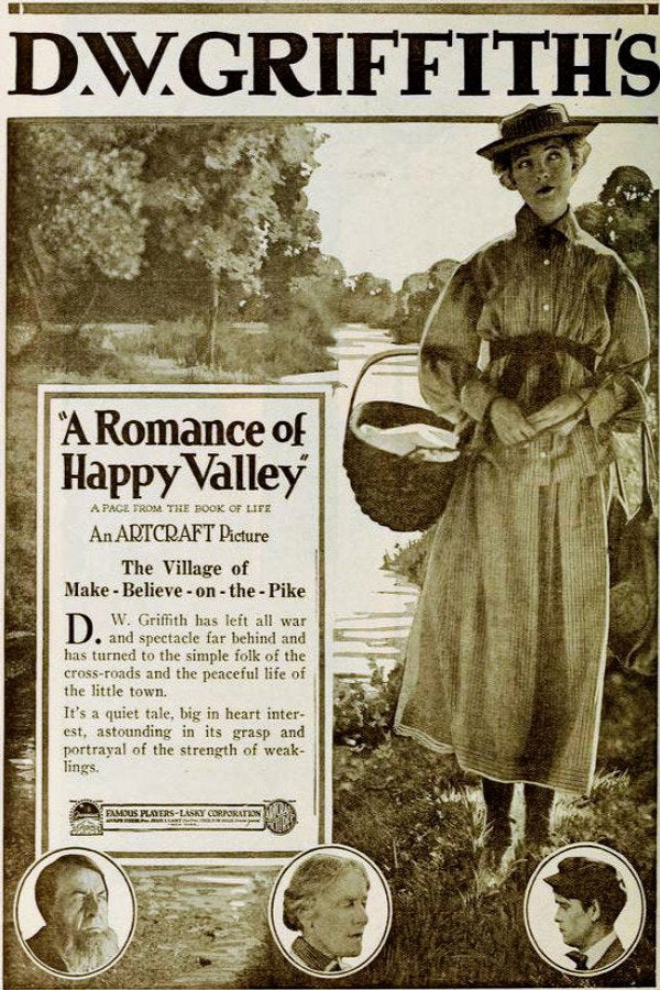 A Romance of Happy Valley (1919) - Premium Movie Poster