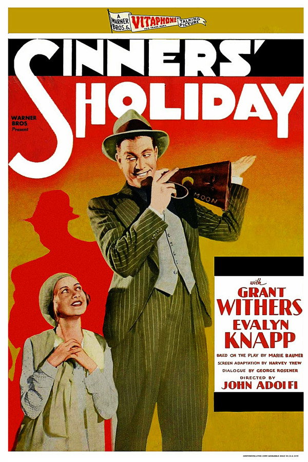 Sinners' Holiday (1930) - Premium Movie Poster