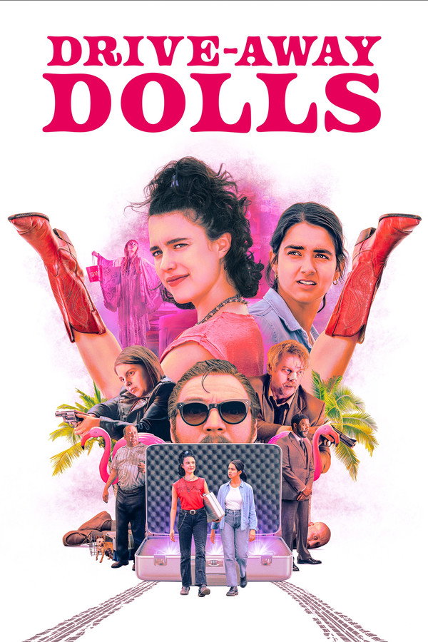 Drive-Away Dolls (2024) - Premium Movie Poster
