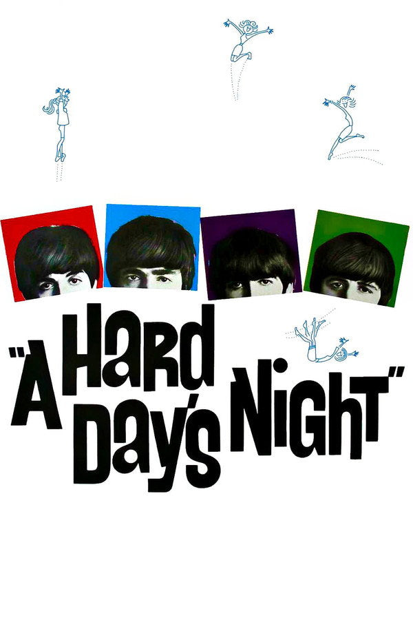 A Hard Day's Night (1964) - Premium Movie Poster