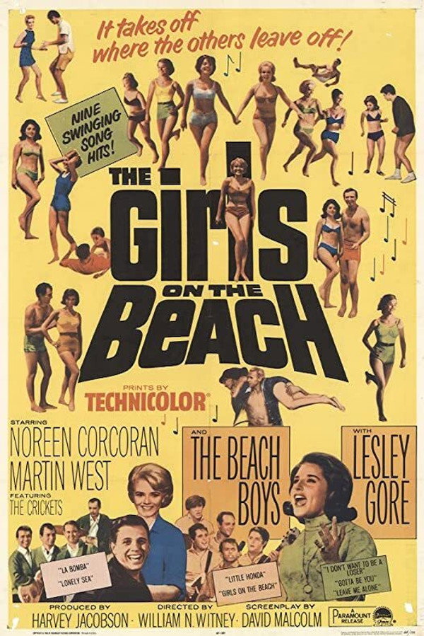 The Girls on the Beach (1965) - Premium Movie Poster