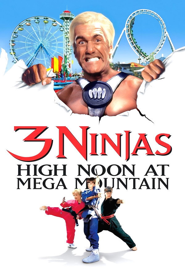 3 Ninjas: High Noon at Mega Mountain (1998) - Premium Movie Poster