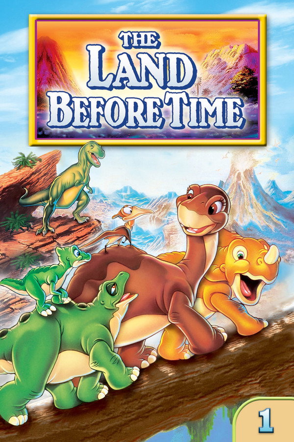 The Land Before Time (1988) - Premium Movie Poster