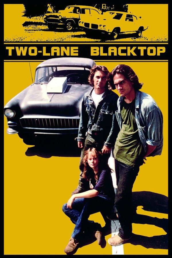 Two-Lane Blacktop (1971) - Premium Movie Poster