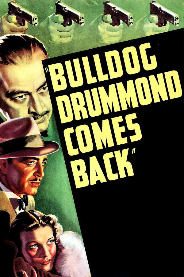 Bulldog Drummond Comes Back (1937) - Premium Movie Poster