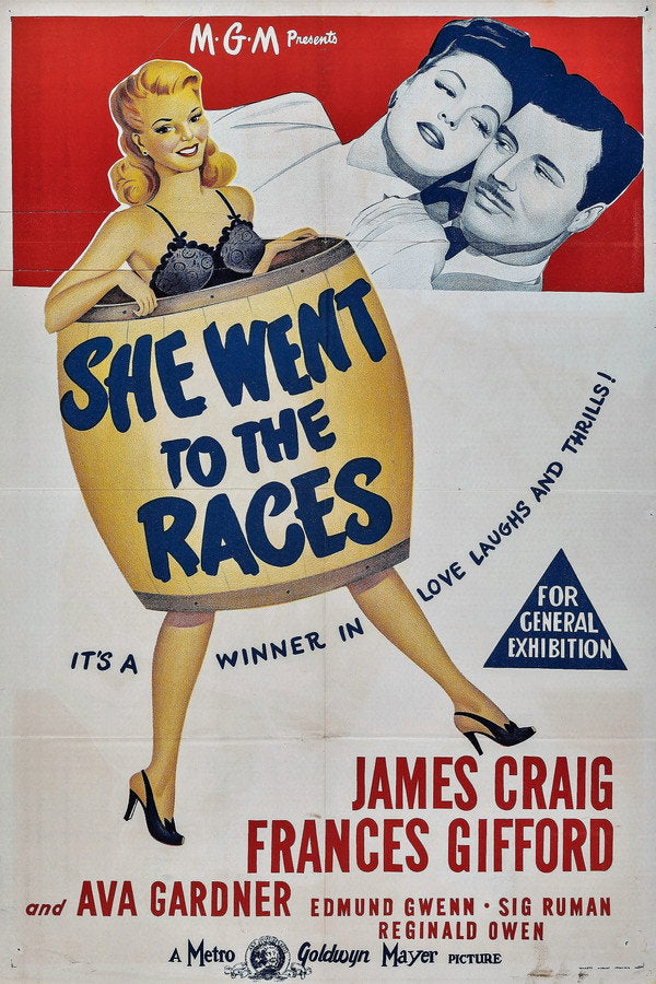 She Went to the Races (1945) - Premium Movie Poster