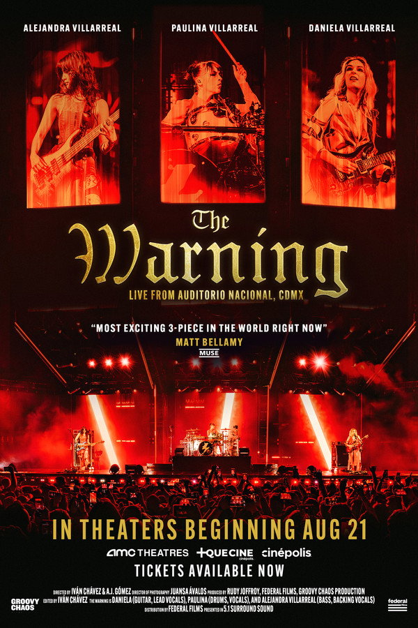 The Warning Live from Auditorio Nacional, CDMX (2025) - Premium Movie Poster