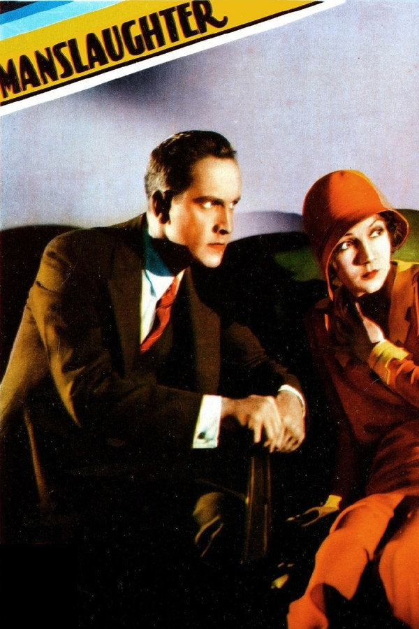 Manslaughter (1930) - Premium Movie Poster