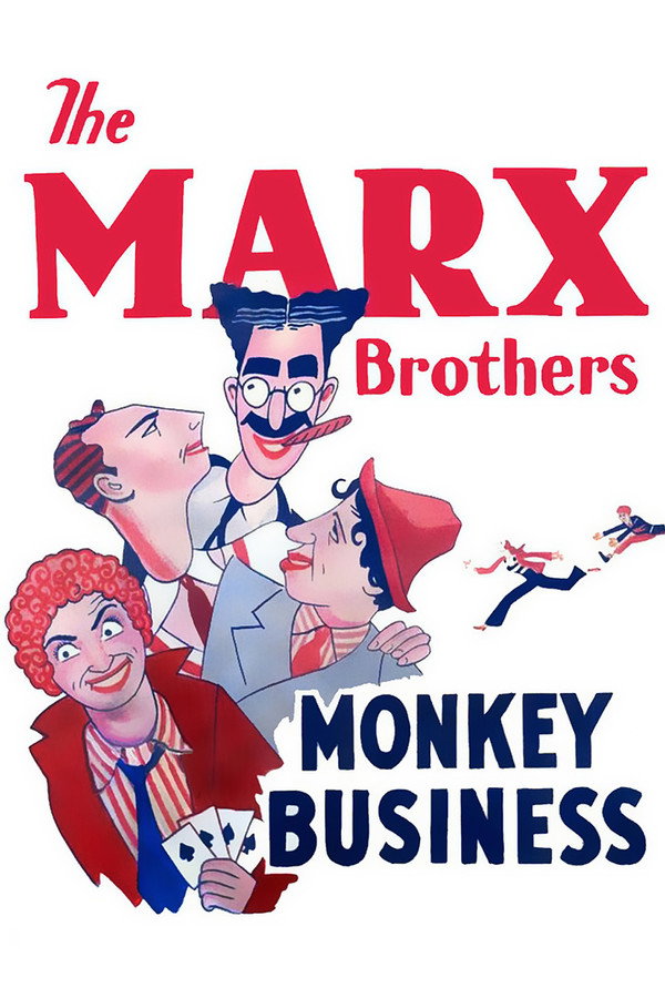 Monkey Business (1952) - Premium Movie Poster