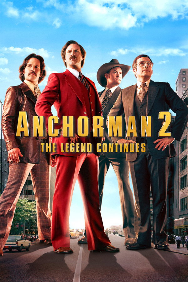 Anchorman 2: The Legend Continues (2013) - Premium Movie Poster