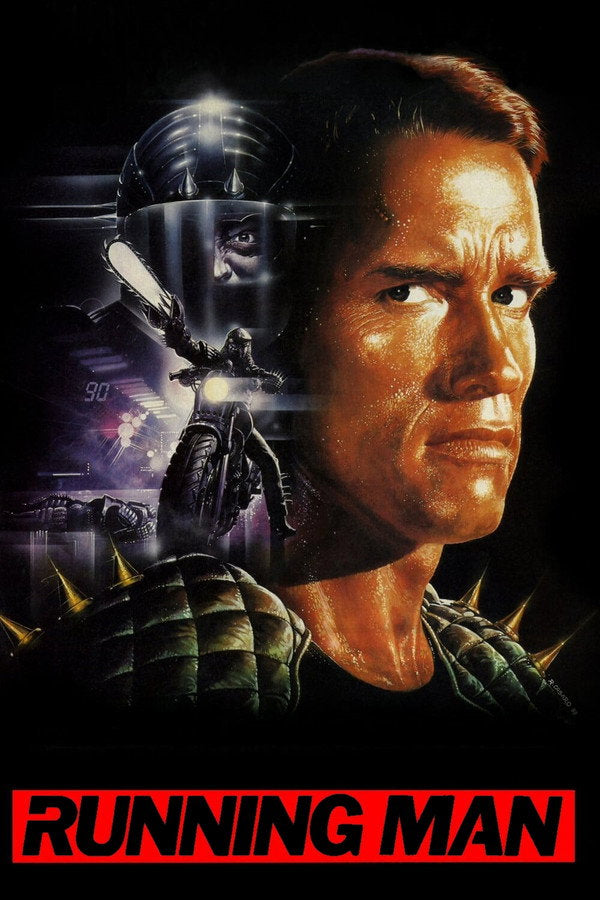 The Running Man (1987) - Premium Movie Poster