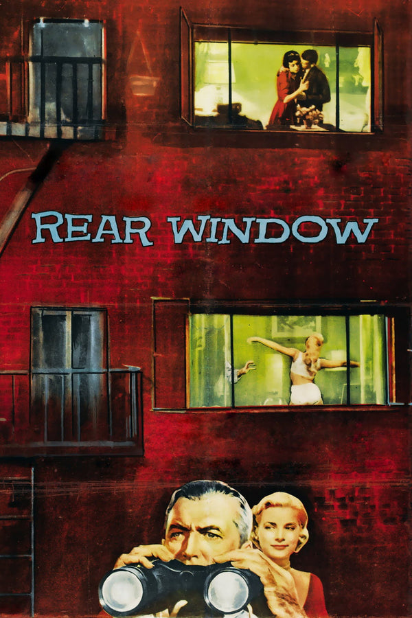 Rear Window (1954) - Premium Movie Poster
