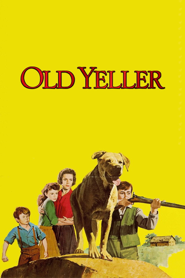 Old Yeller (1959) - Premium Movie Poster