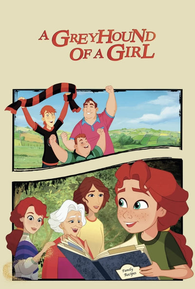 A Greyhound of a Girl (2023) Animated Wall Art - Premium Movie Poster