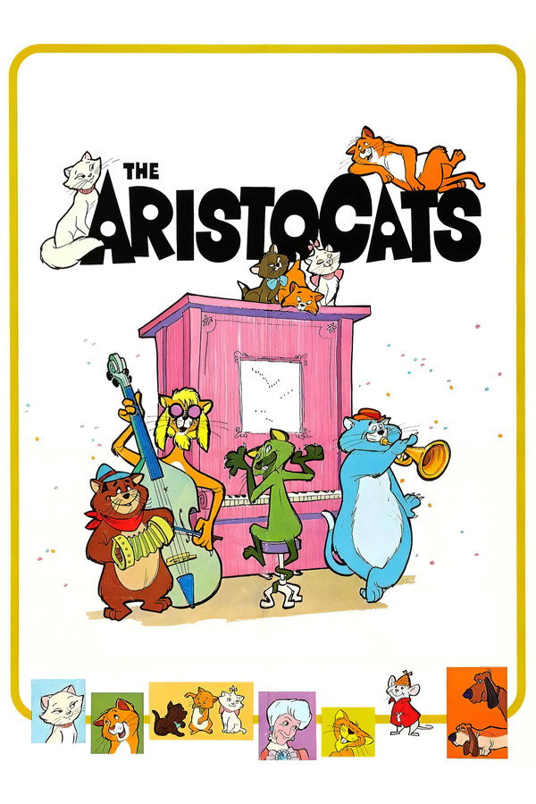 The Aristocats (1970) - Premium Movie Poster