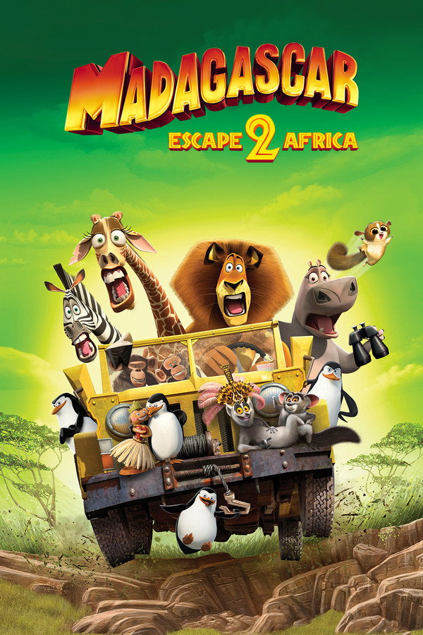 Madagascar: Escape 2 Africa (2008) - Premium Movie Poster