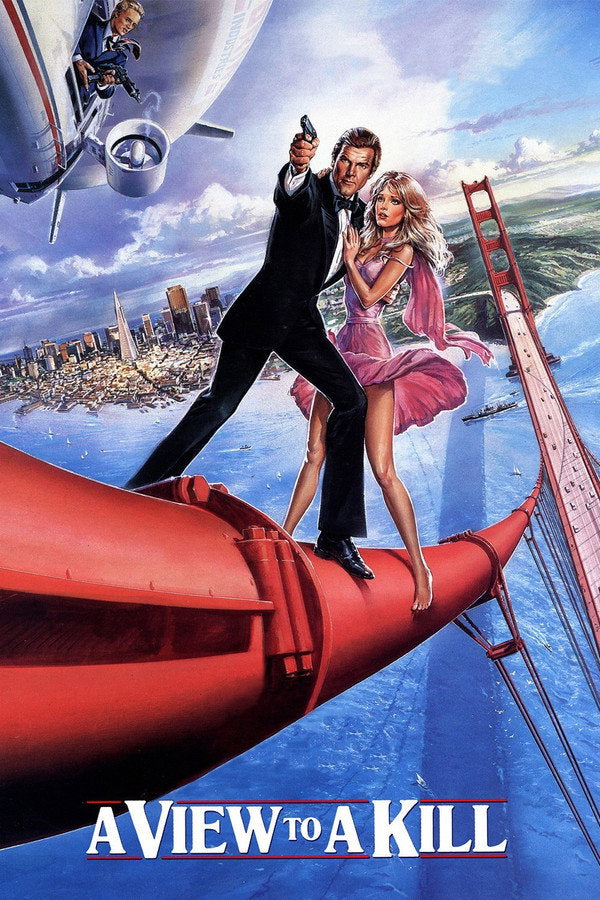 A View to a Kill (1985) - Premium Movie Poster