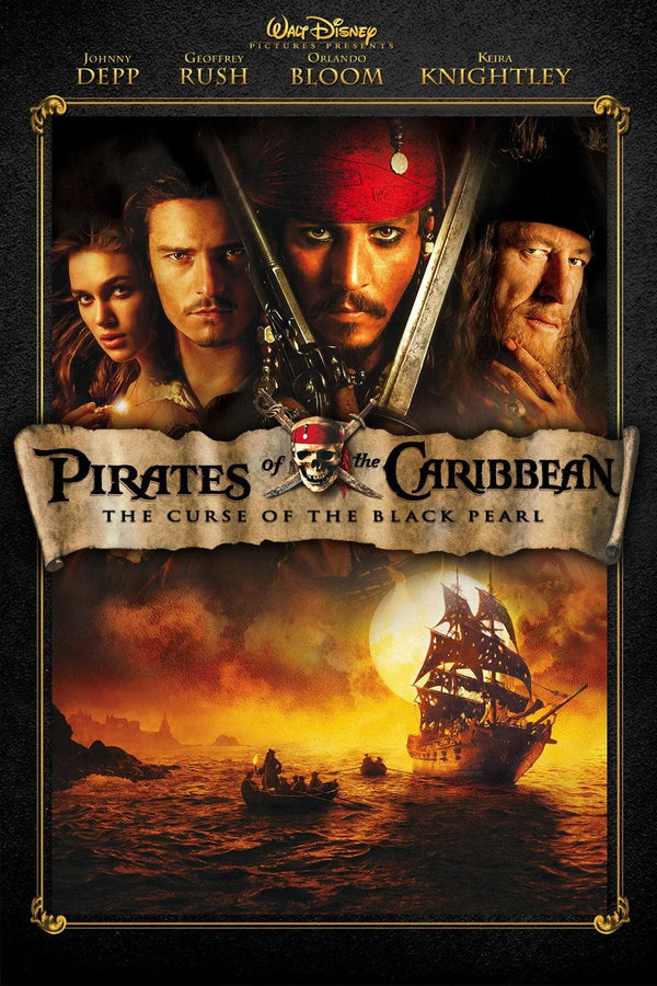 Black Pearl Poster: Pirates of Caribbean (2003) - Premium Movie Poster