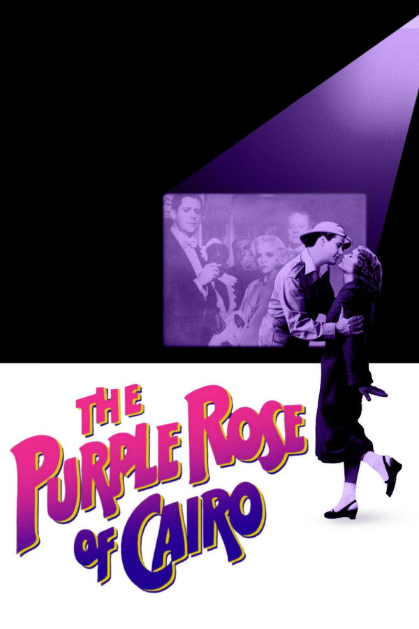 The Purple Rose of Cairo (1985) - Premium Movie Poster