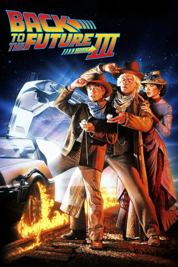 Back to the Future Part III (1990) - Premium Movie Poster