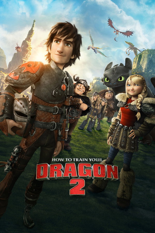 How to Train Your Dragon 2 (2014) - Premium Movie Poster