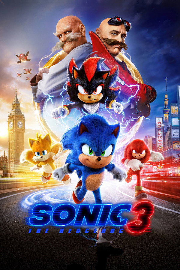 Sonic the Hedgehog 3 (2024) - Premium Movie Poster
