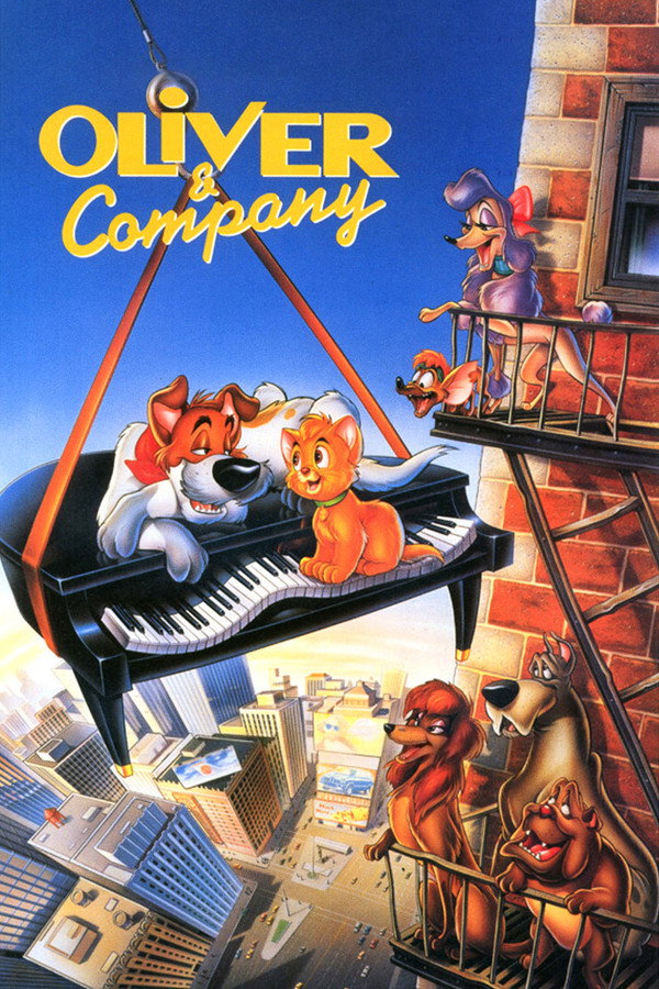 Oliver & Company (1988) - Premium Movie Poster
