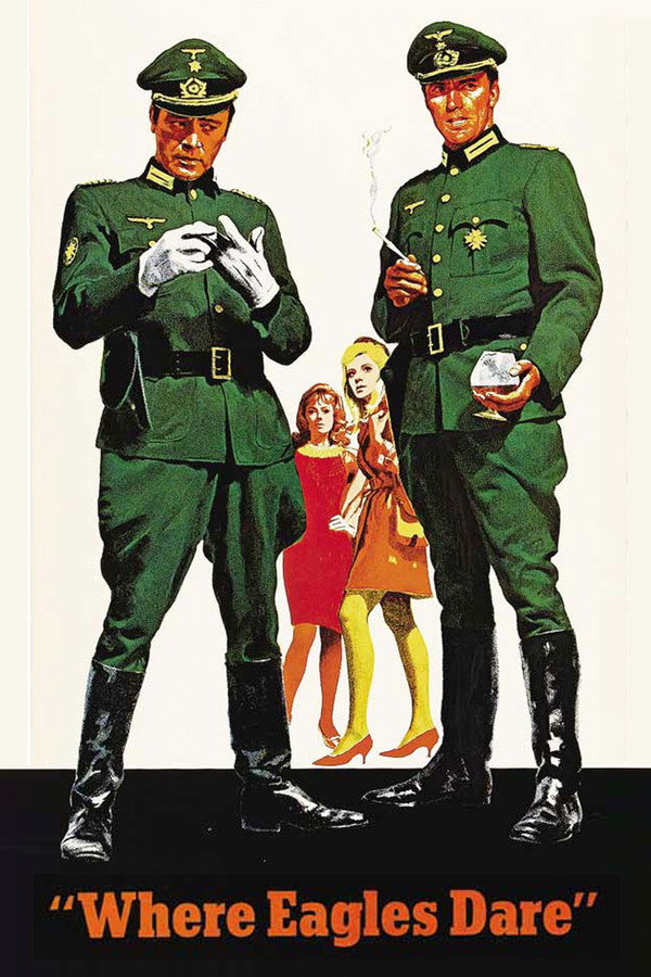 Where Eagles Dare (1969) - Premium Movie Poster