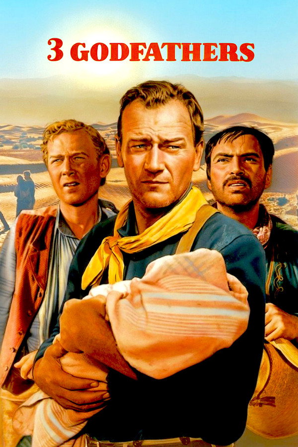 3 Godfathers (1949) - Premium Movie Poster