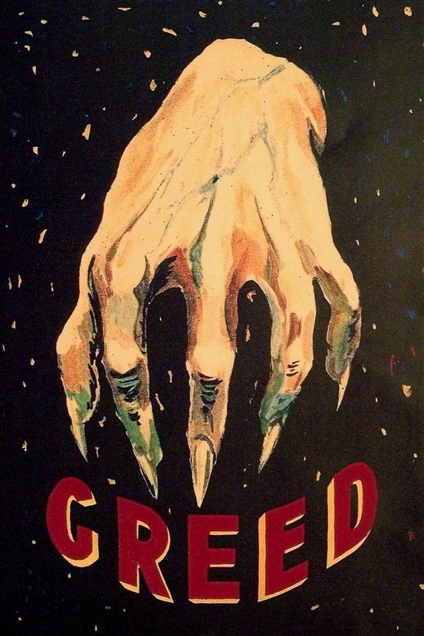 Greed (1925) - Premium Movie Poster
