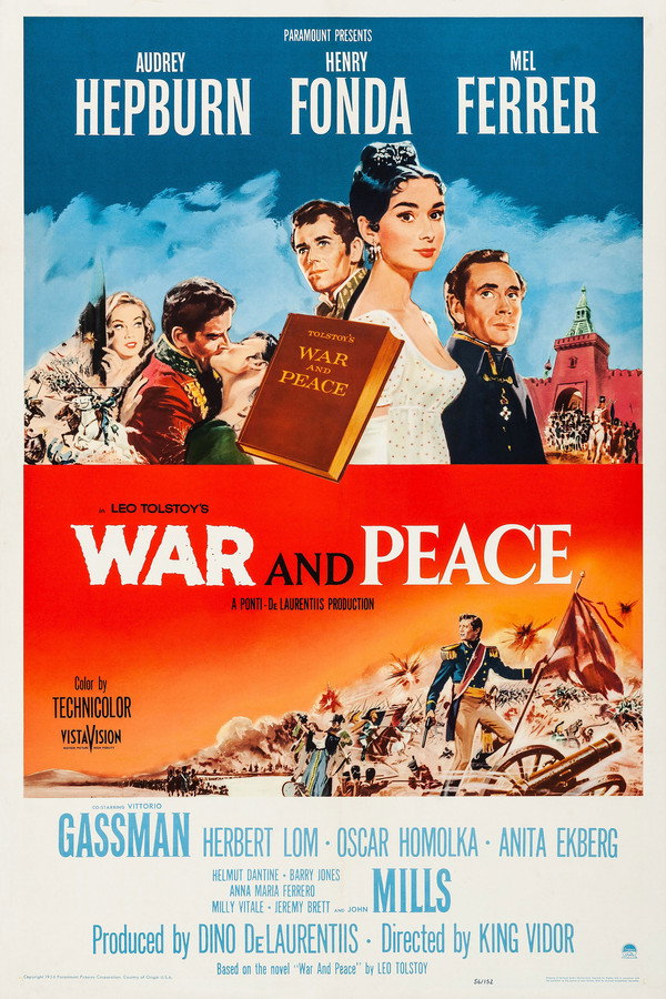 War and Peace (1956) - Premium Movie Poster
