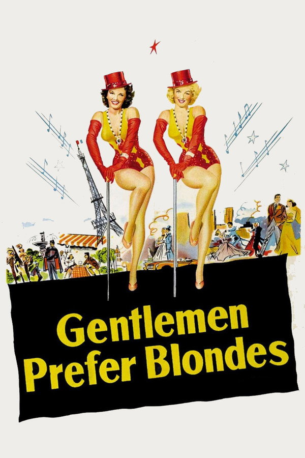 Gentlemen Prefer Blondes (1953) - Premium Movie Poster