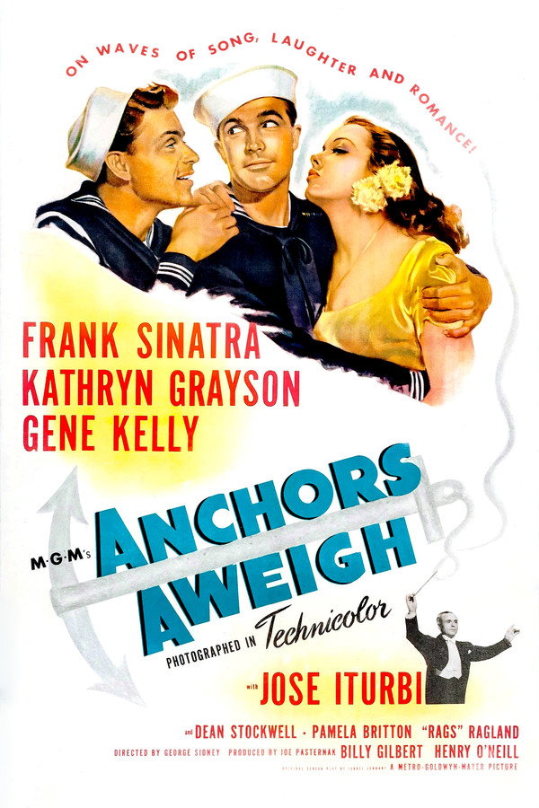 Anchors Aweigh (1945) - Premium Movie Poster
