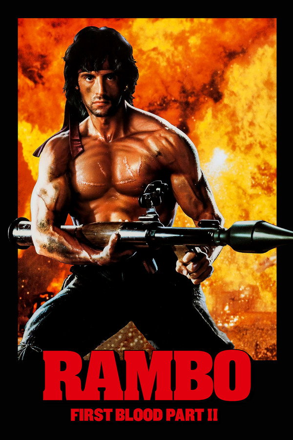 Rambo: First Blood Part II (1985) - Premium Movie Poster