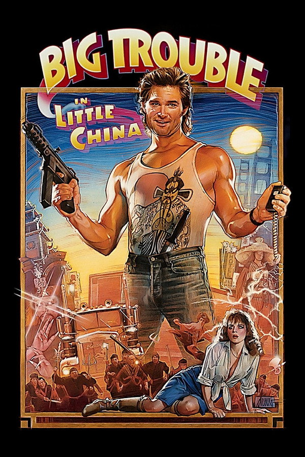 Big Trouble in Little China (1986) - Premium Movie Poster