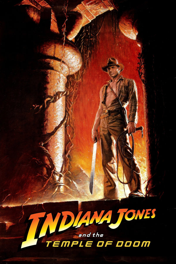Indiana Jones and the Temple of Doom (1984) - Premium Movie Poster