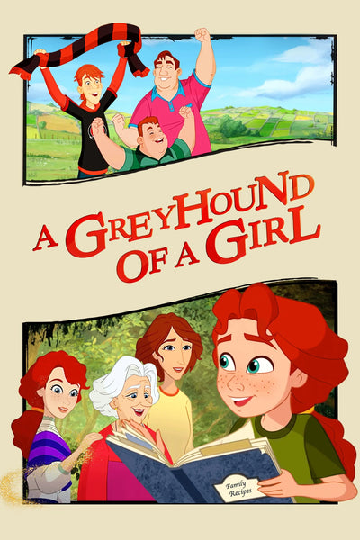 Greyhound of a Girl (2023) Animated Wall Art - Premium Movie Poster