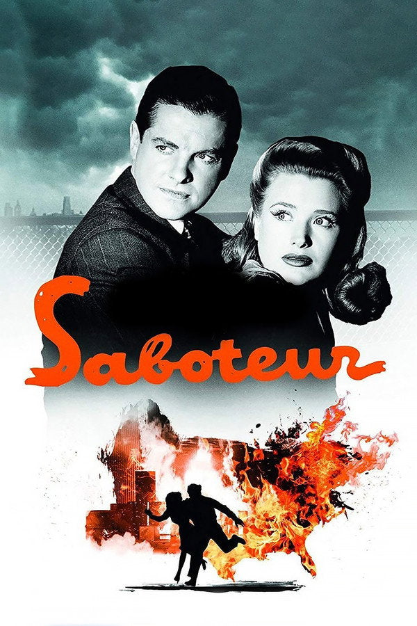 Saboteur (1942) - Premium Movie Poster