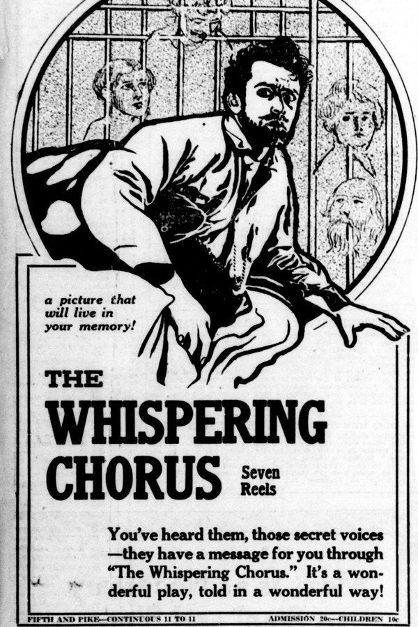 The Whispering Chorus (1918) - Premium Movie Poster