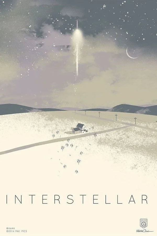 Interstellar (2014) Poster: Iconic Space Wall Art - Premium Movie Poster