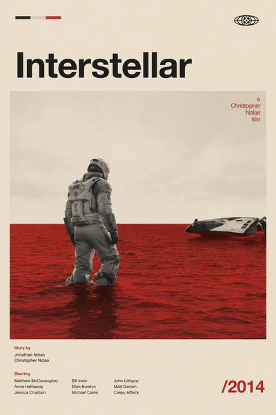 Interstellar (2014) Sci-Fi Poster Art - Premium Movie Poster