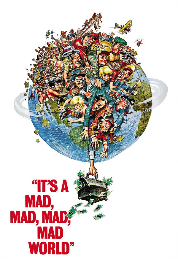 It's a Mad, Mad, Mad, Mad World (1963) - Premium Movie Poster