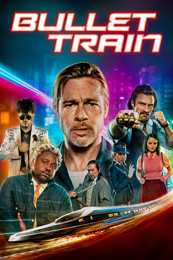 Bullet Train (2022) - Premium Movie Poster
