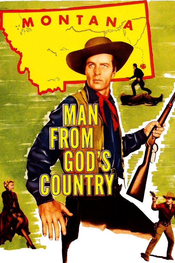 Man from God's Country (1958) - Premium Movie Poster